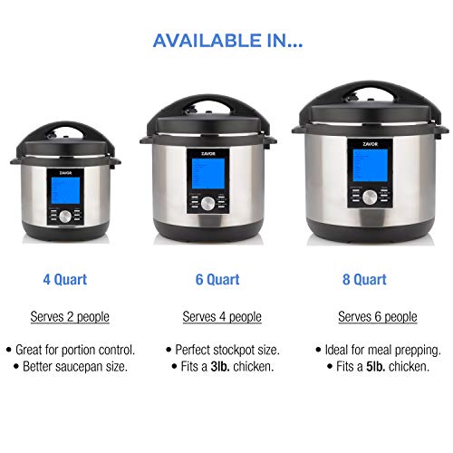 Zavor LUX LCD 8-Quart Programmable Electric Multi-Cooker
