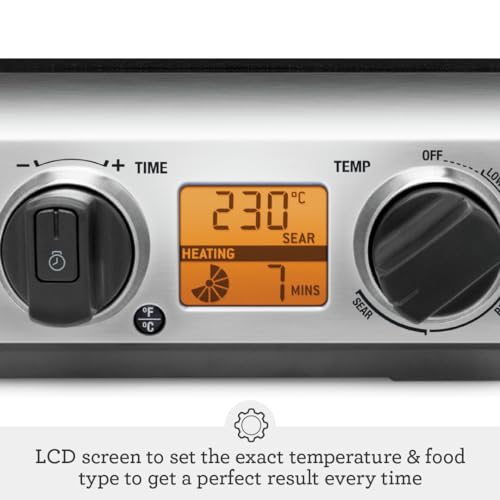 Breville Smart Grill Indoor Electric Grill, Stainless Steel