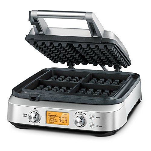 Breville Smart 4-Slice Waffle Maker with LCD Control