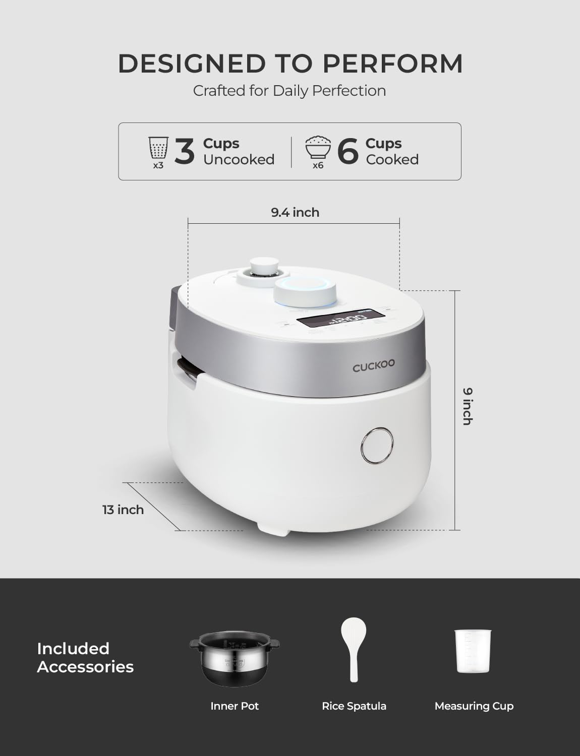 CUCKOO Twin Pressure Induction Heating Rice Cooker & Warmer