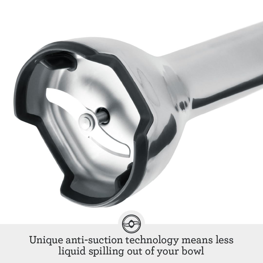 Breville Control Grip Immersion Blender, Stainless Steel