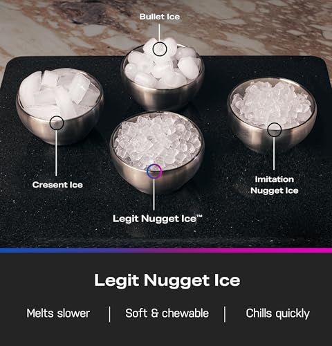 GE Profile Opal Ultra Nugget Ice Maker with 1-Gallon Side Tank