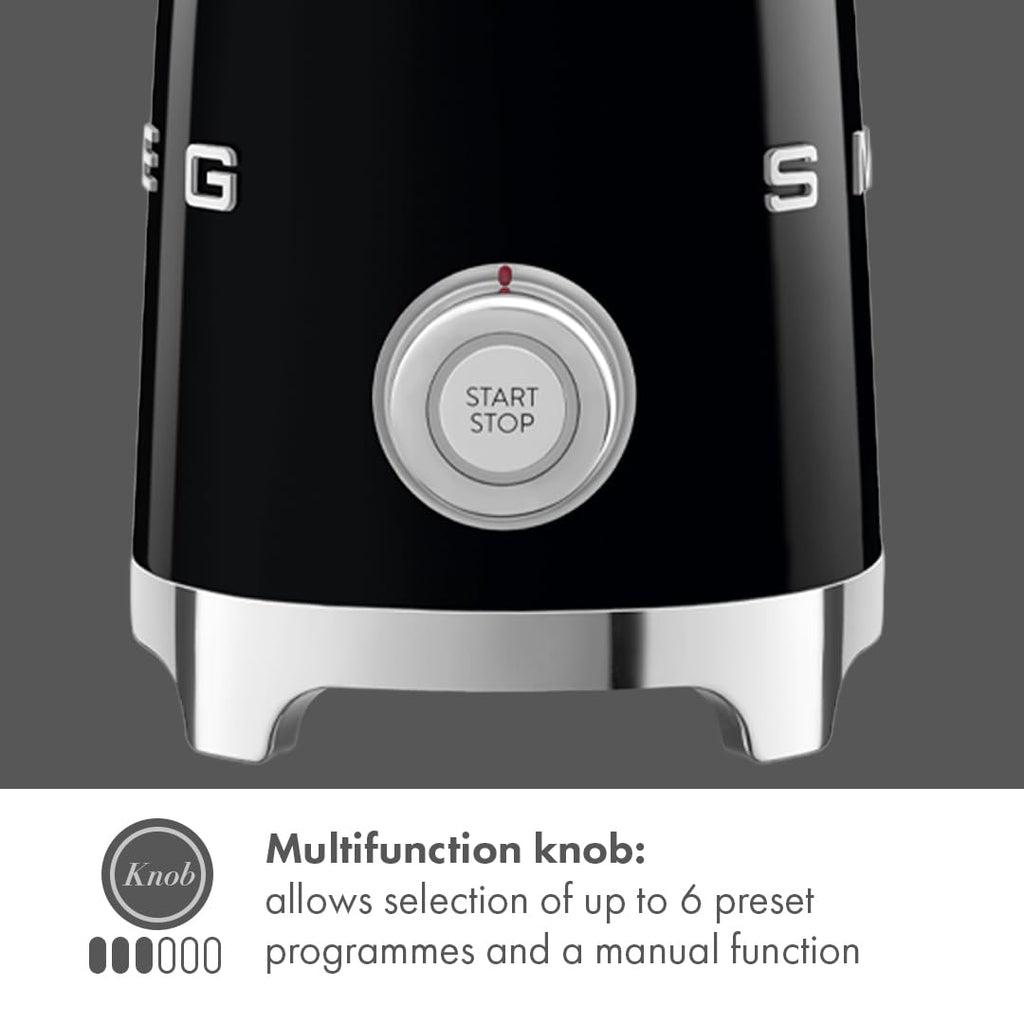 SMEG Retro Electric Milk Frother, Black