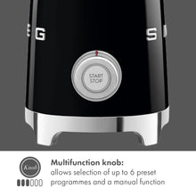SMEG Retro Electric Milk Frother, Black