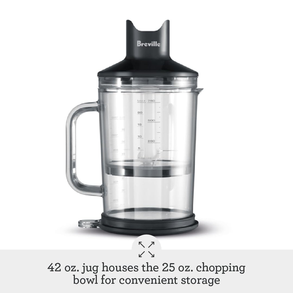 Breville Control Grip Immersion Blender, Stainless Steel
