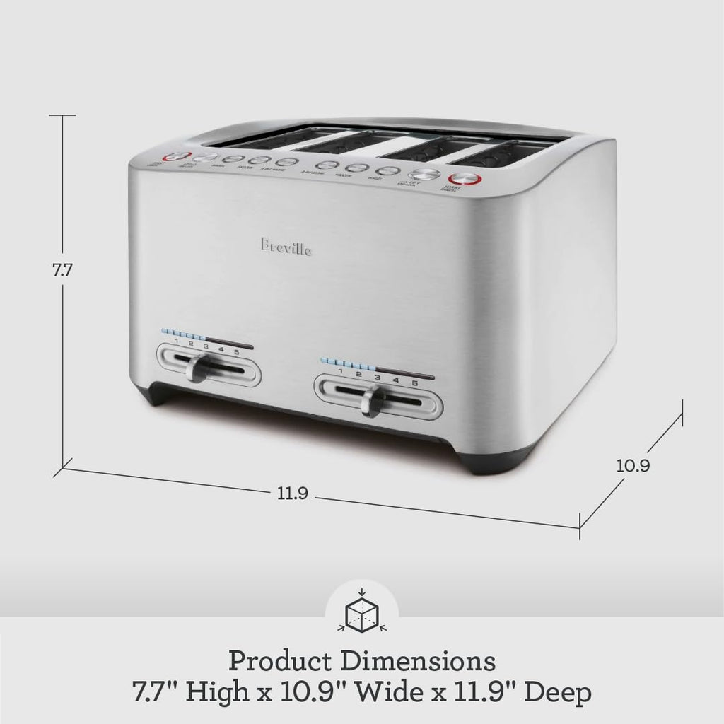 Breville Die-Cast 2-Slice Smart Toaster with Lift & Look