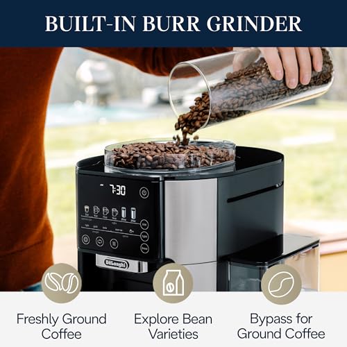 De'Longhi TrueBrew Coffee Maker with Built-In Grinder