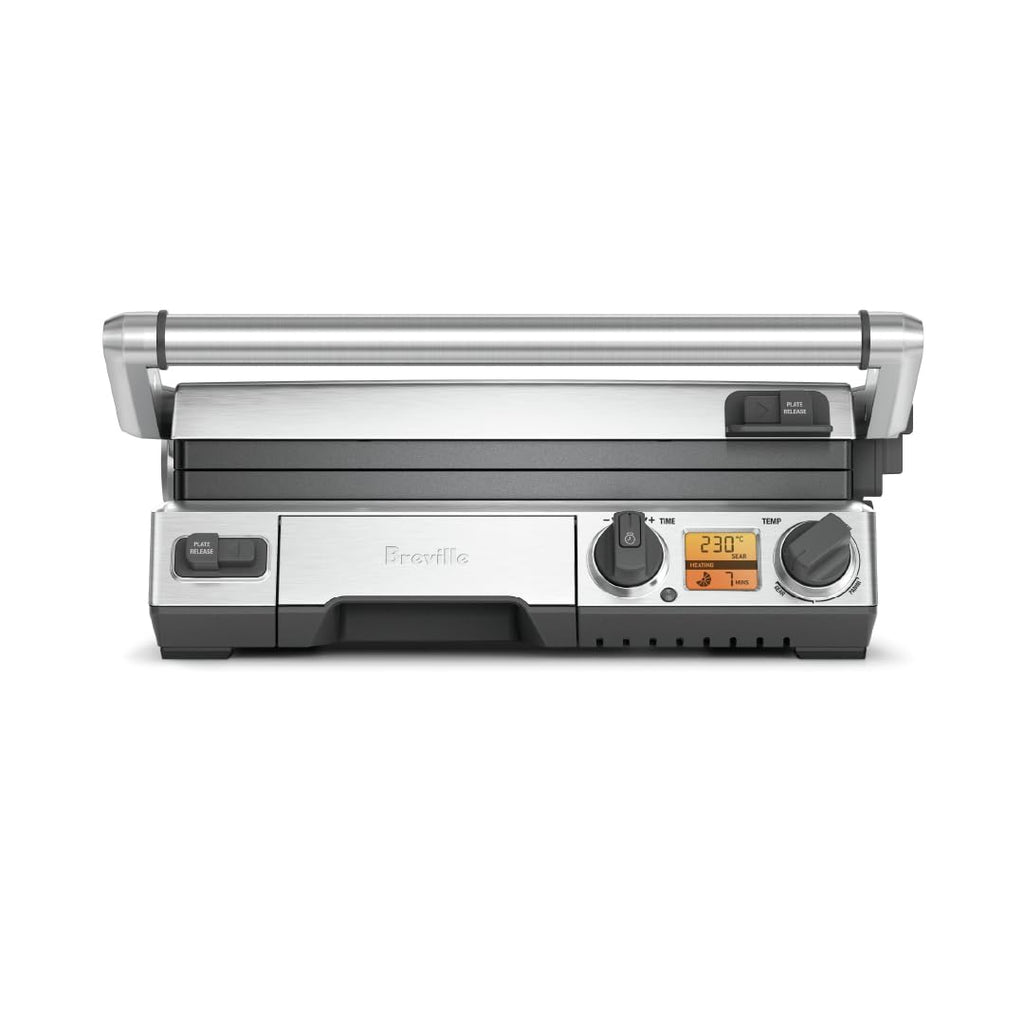 Breville Smart Grill Indoor Electric Grill, Stainless Steel