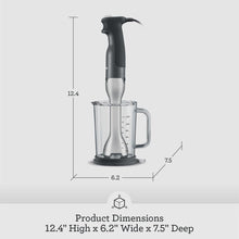 Breville Control Grip Immersion Blender, Stainless Steel