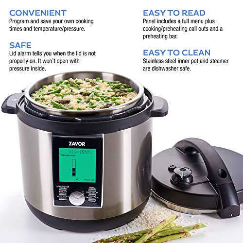 Zavor LUX LCD 8-Quart Programmable Electric Multi-Cooker