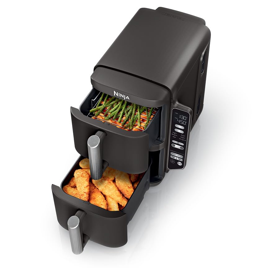 Ninja DoubleStack Dual-Basket Air Fryer with Stacked Design