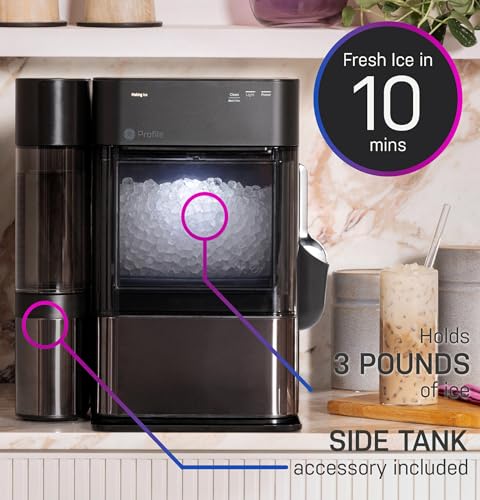 GE Profile Opal Ultra Nugget Ice Maker with 1-Gallon Side Tank