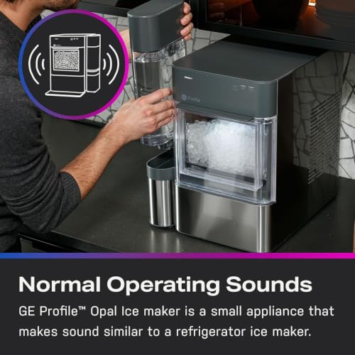 GE Profile Opal Ultra Nugget Ice Maker with 1-Gallon Side Tank