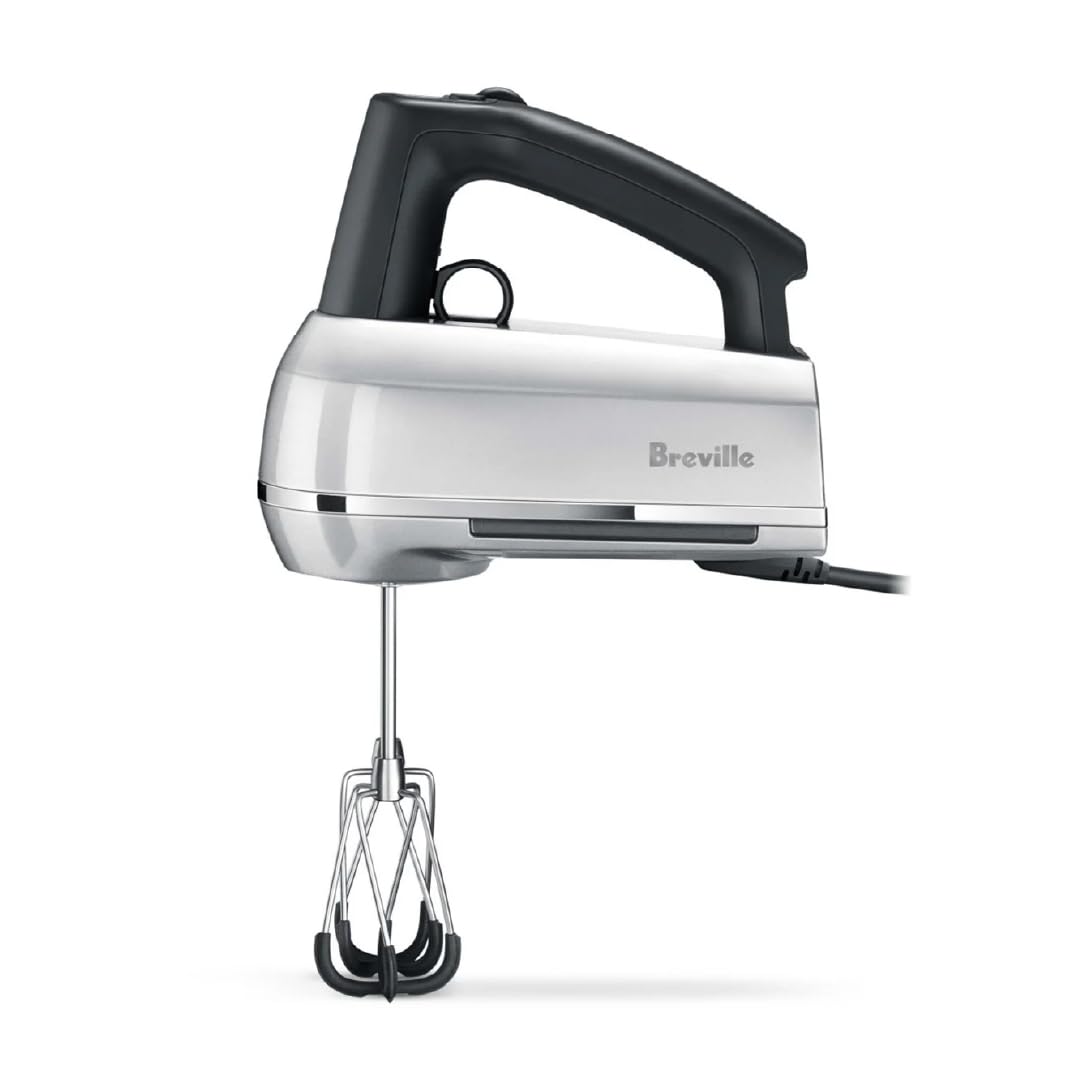 Breville Scraper 9-Speed Hand Mixer with Beater Accessories