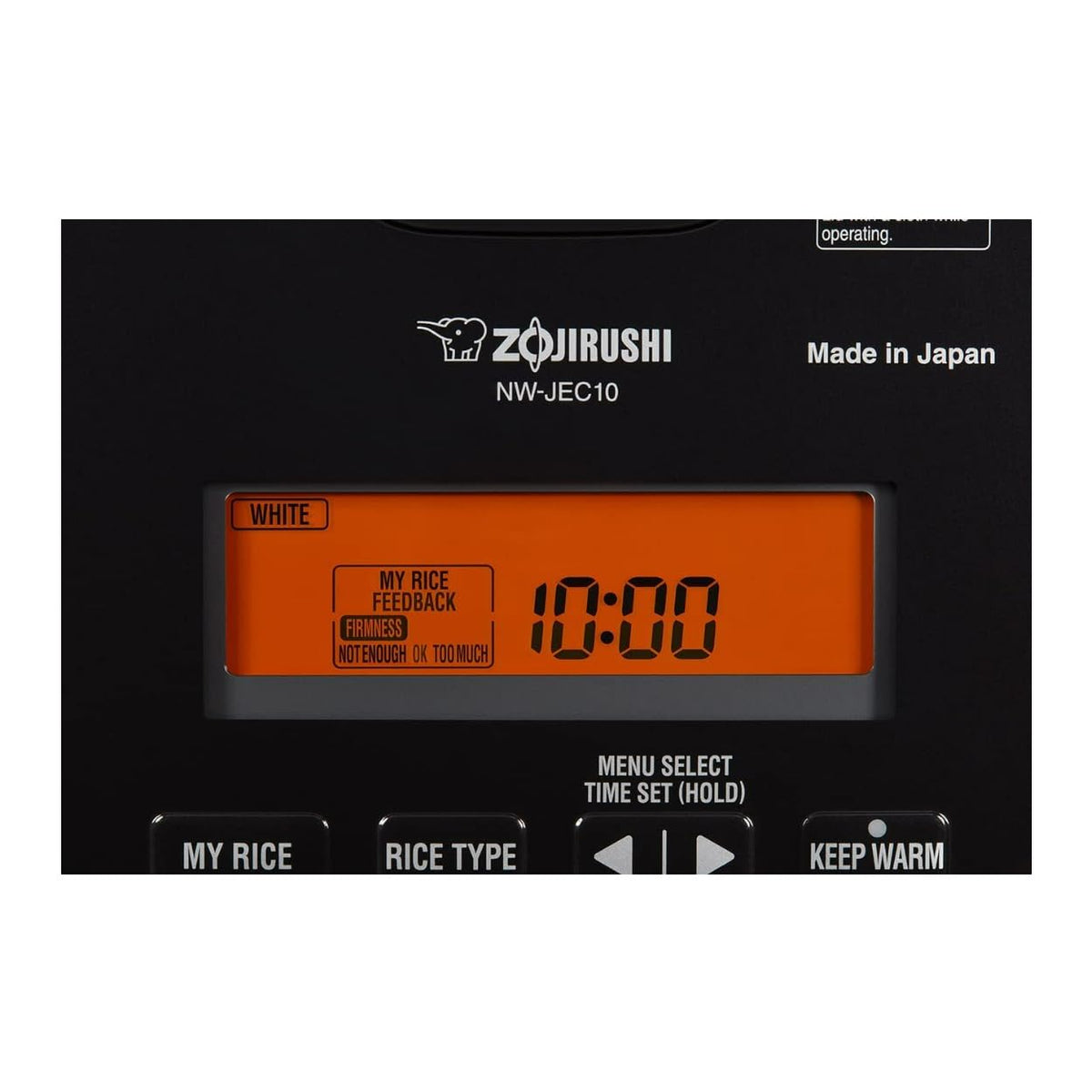 Zojirushi NW-JEC18BA Pressure IH Rice Cooker & Warmer