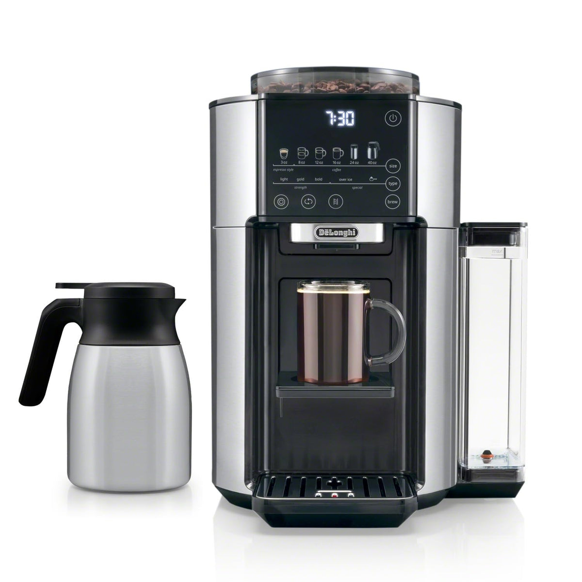 De'Longhi TrueBrew Coffee Maker with Built-In Grinder