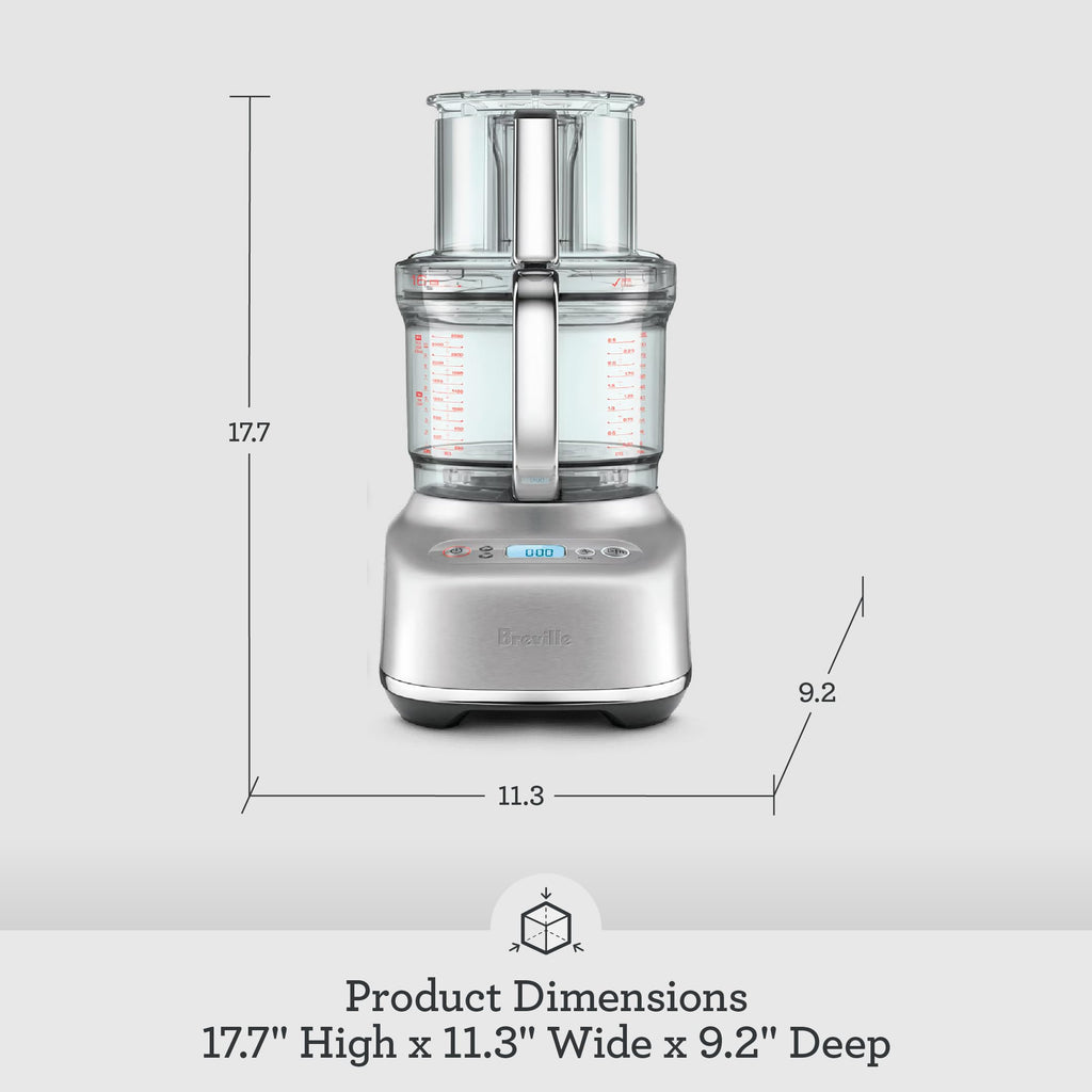 Breville Paradice 16 Food Processor & Dicer, Stainless Steel