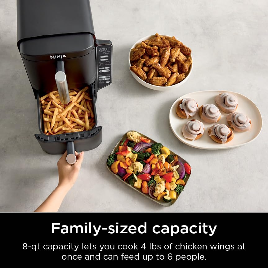 Ninja DoubleStack Dual-Basket Air Fryer with Stacked Design