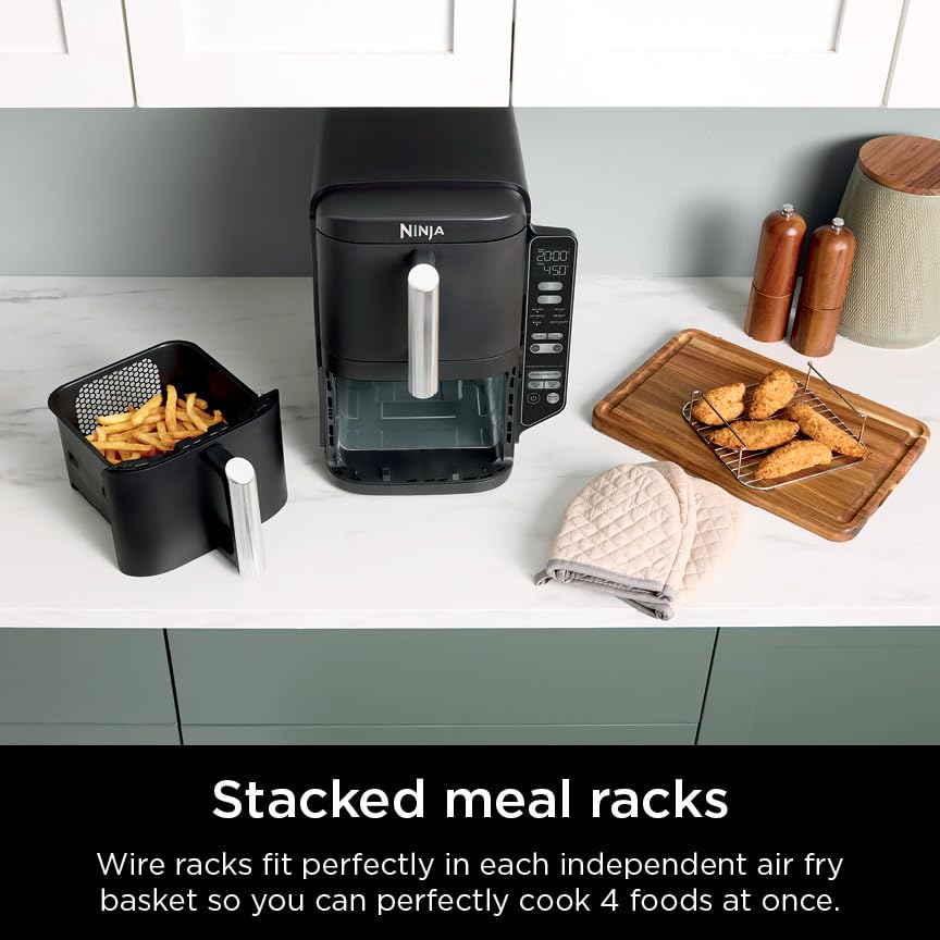 Ninja DoubleStack Dual-Basket Air Fryer with Stacked Design