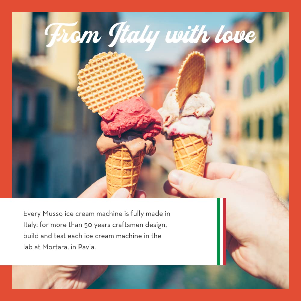 Lello Musso Lussino 1.5-Quart Stainless Steel Ice Cream Maker