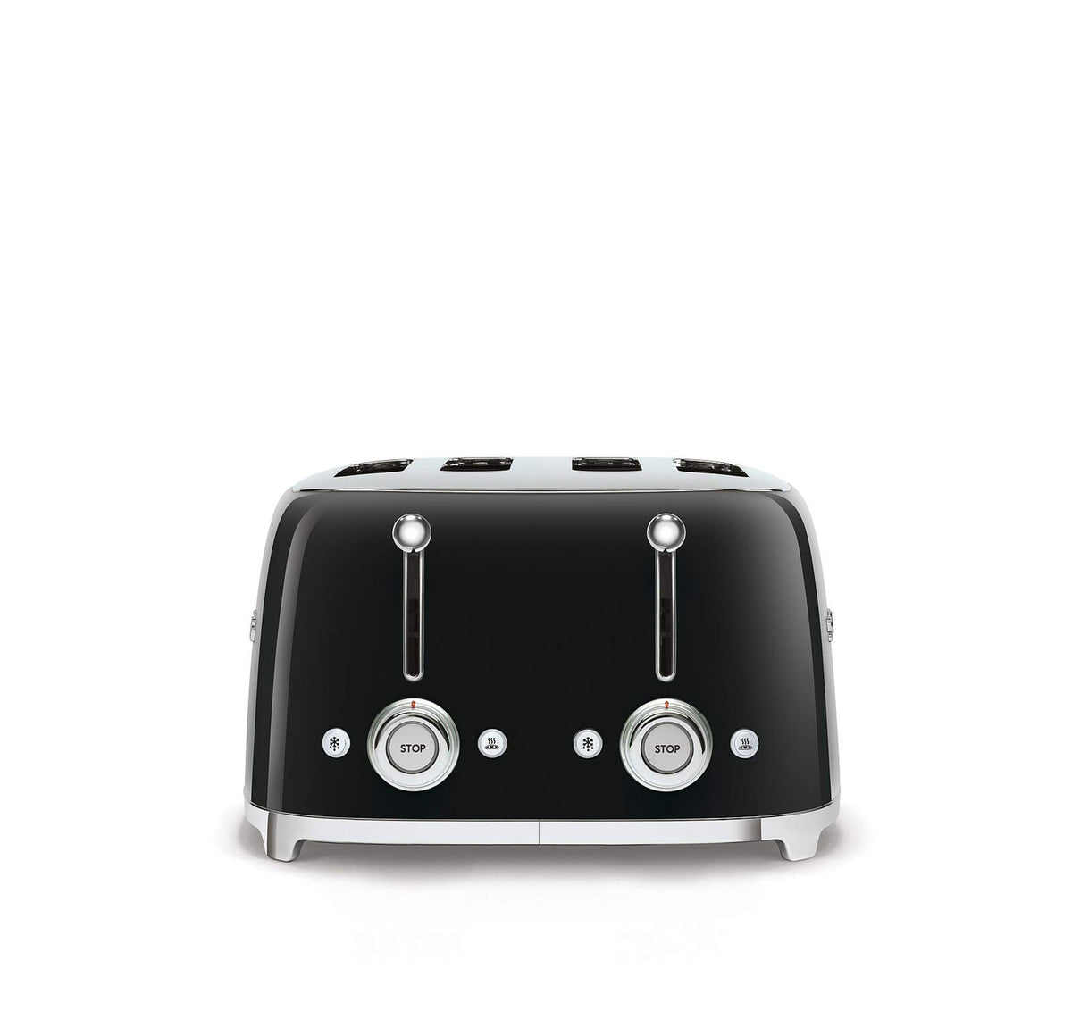 Smeg 50s Retro 4-Slot Toaster with Bamboo Tongs Bundle