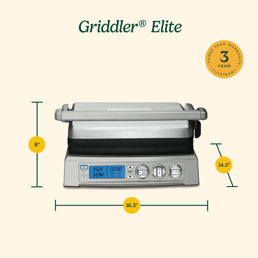 Cuisinart Elite Griddler Indoor Grill & Griddle System