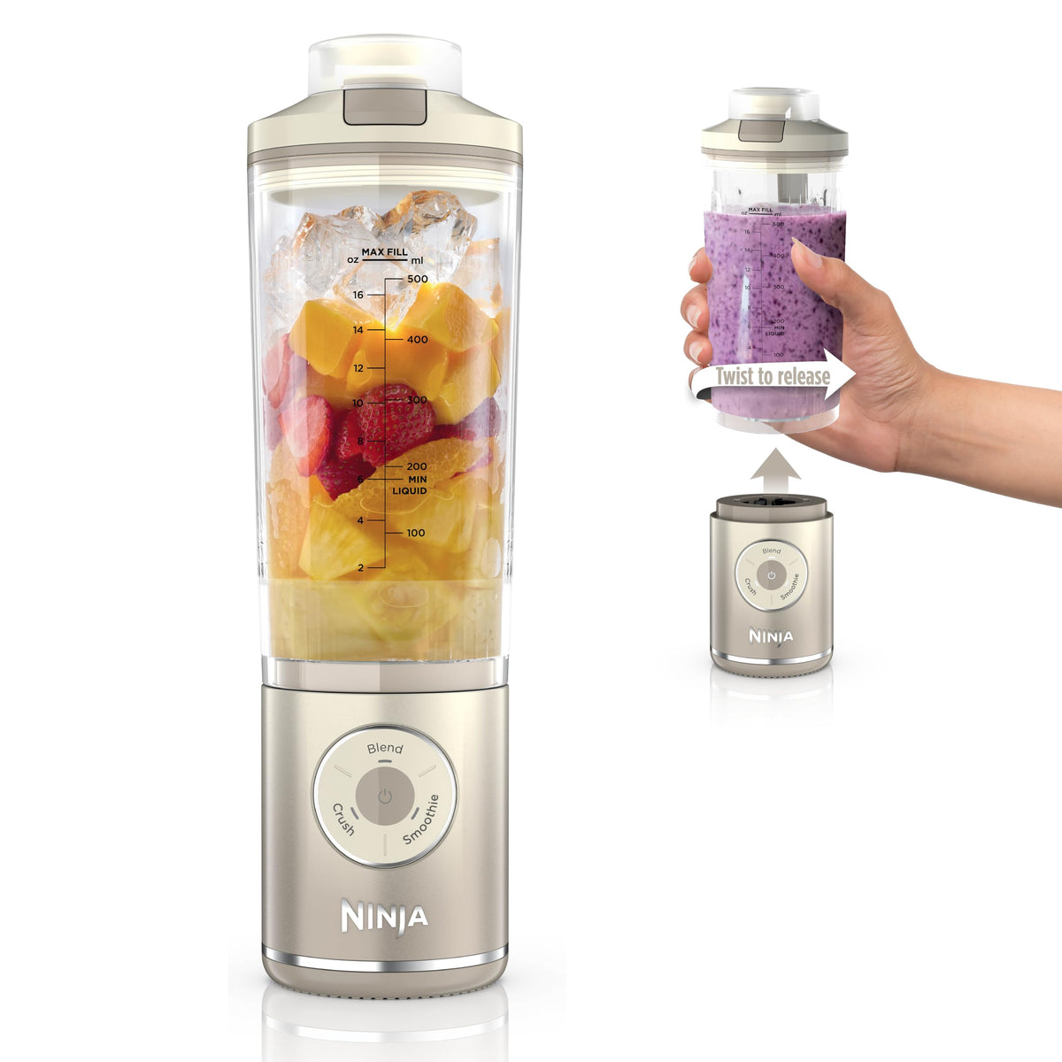 Ninja Blast Max Cordless Personal Blender with Auto-iQ Technology