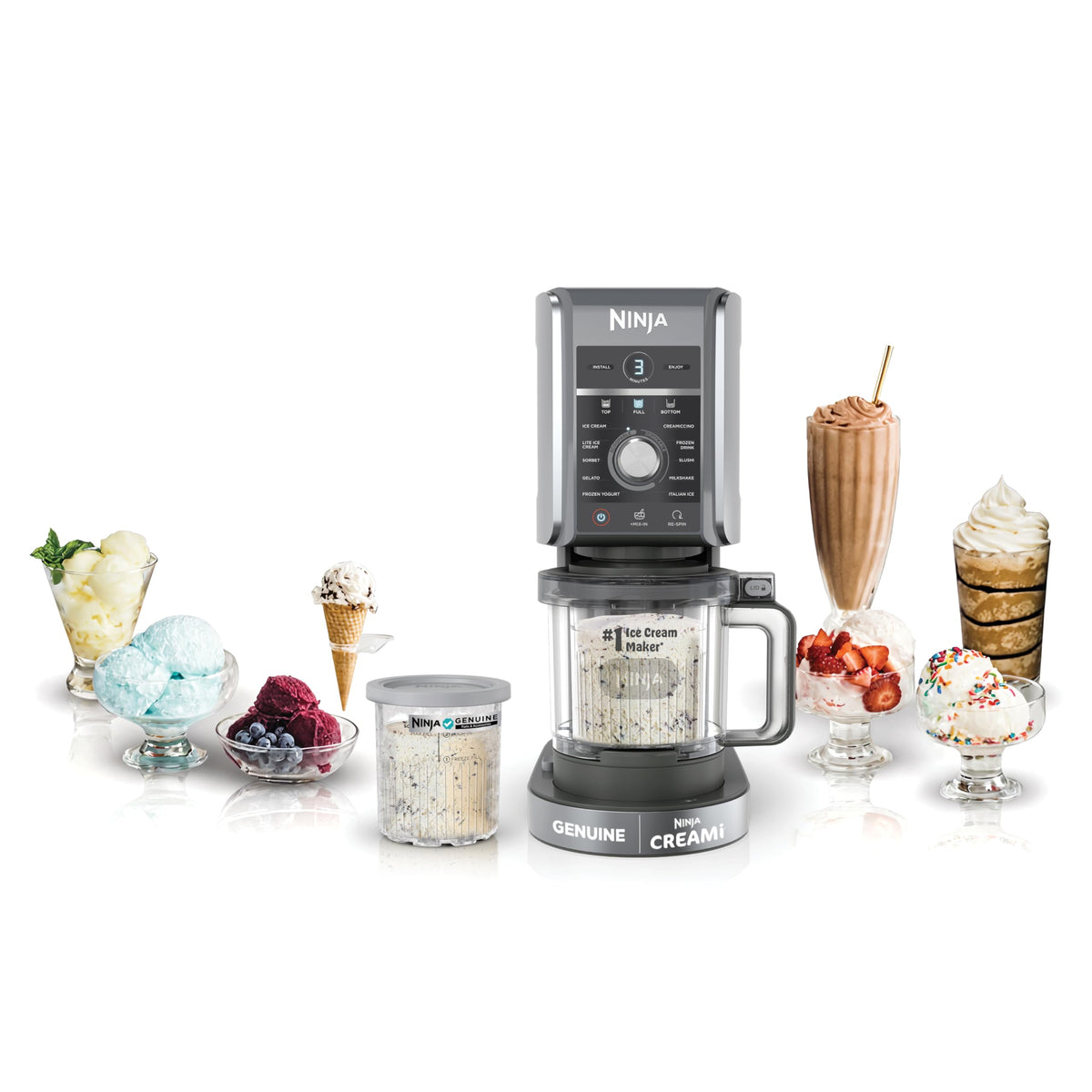 Ninja Ice Cream & Frozen Dessert Maker for Homemade Treats