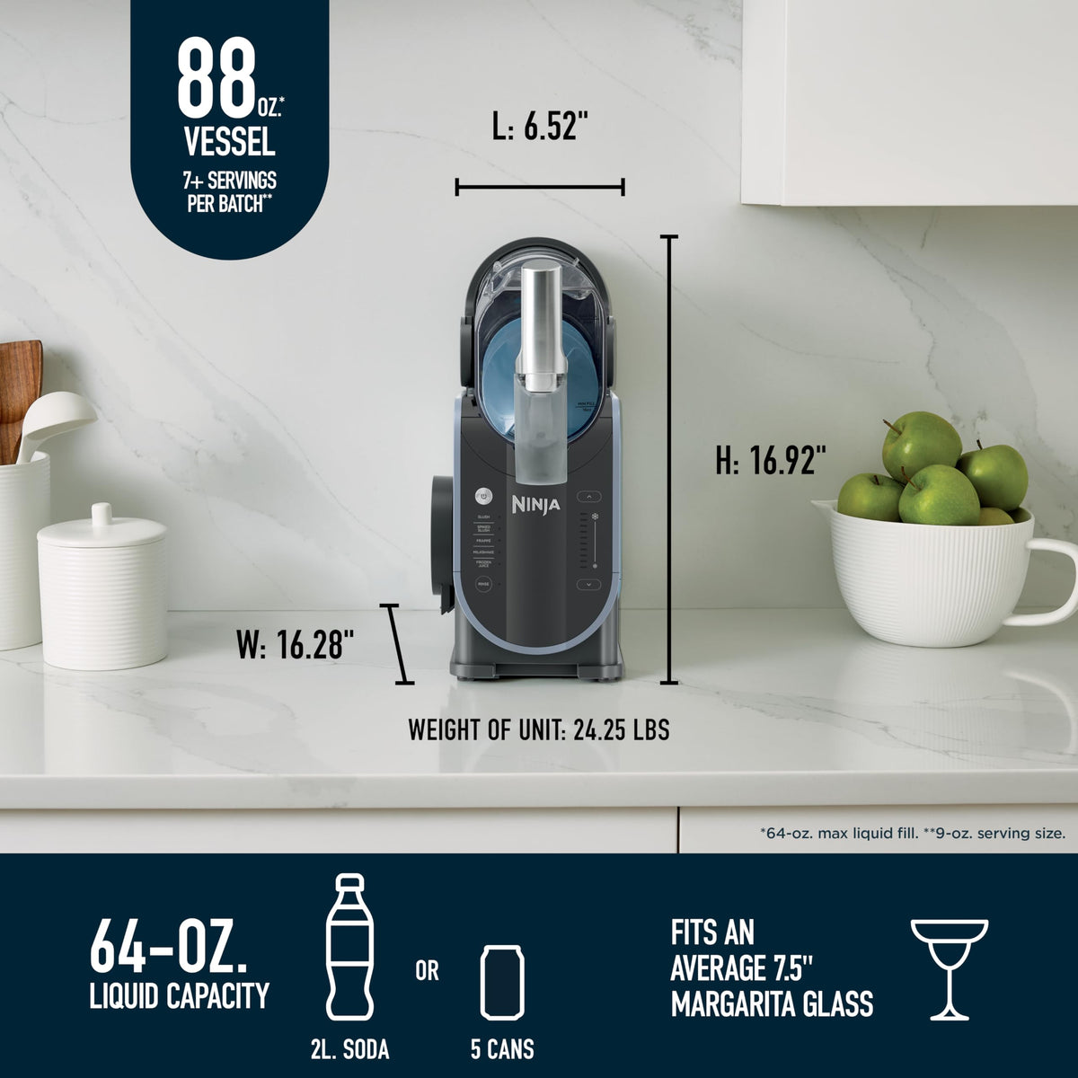 Ninja SLUSHi Frozen Drink Machine with RapidChill Technology