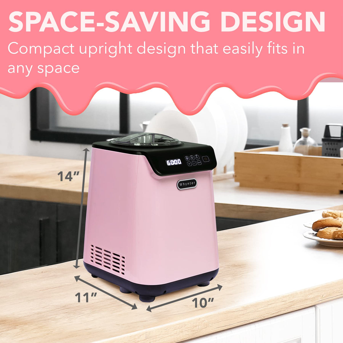 Whynter Upright Ice Cream Maker with Built-In Compressor