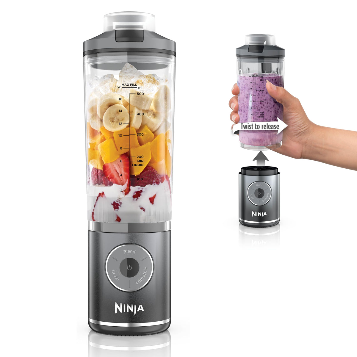 Ninja Blast Max Cordless Personal Blender with Auto-iQ Technology