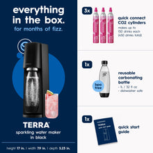 SodaStream Terra Sparkling Water Maker with Quick Connect Cylinder
