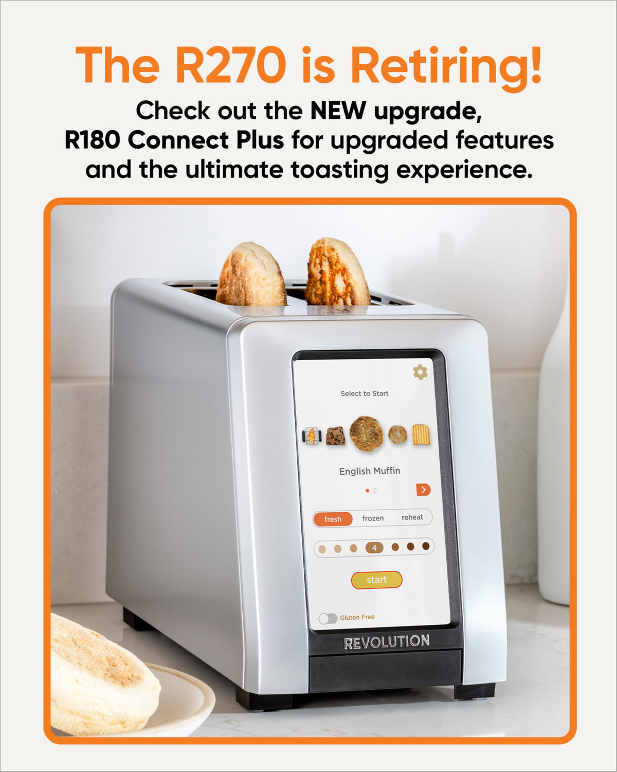 Revolution R270 Touchscreen Toaster with InstaGLO Technology