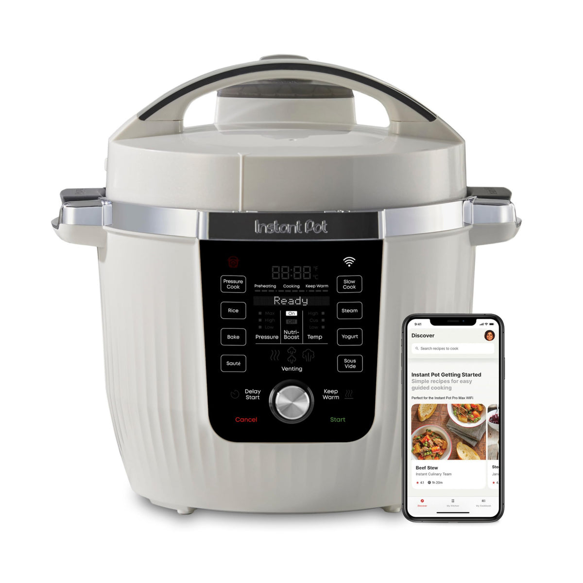 Instant Pot Pro Plus Wi-Fi 10-in-1 Smart Pressure Cooker