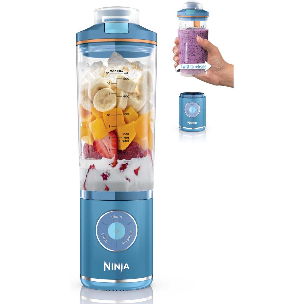 Ninja Blast Max Cordless Personal Blender with Auto-iQ Technology