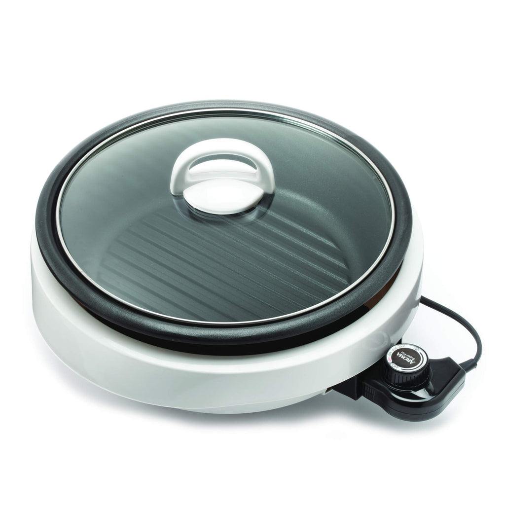 Aroma 3-Quart 3-in-1 Super Pot with Grill Plate