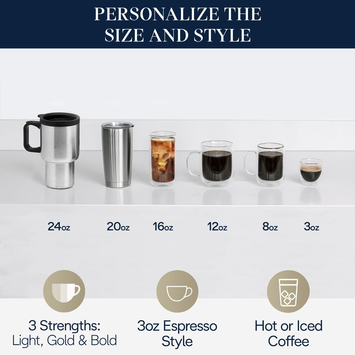 De'Longhi TrueBrew Coffee Maker with Built-In Grinder