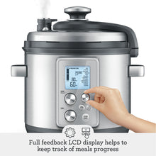 Breville Fast Slow Pro Pressure Cooker, Brushed Stainless Steel