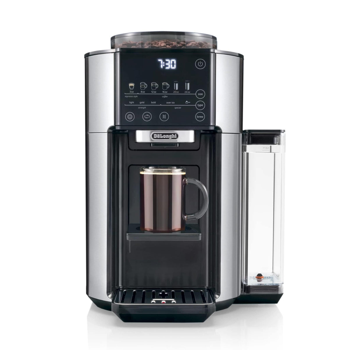 De'Longhi TrueBrew Coffee Maker with Built-In Grinder