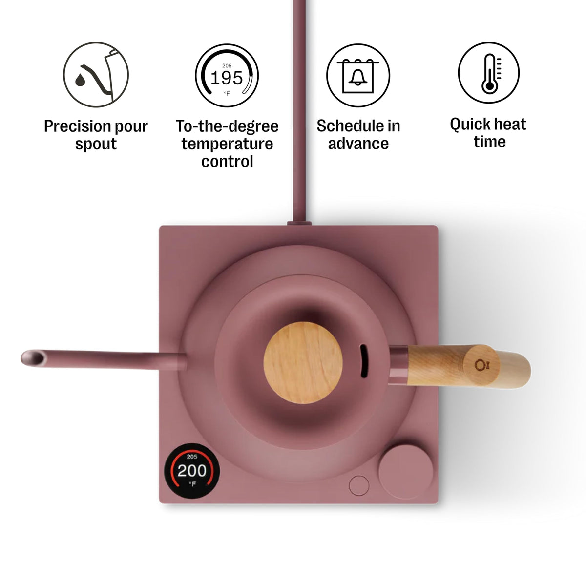 Fellow Stagg EKG Electric Gooseneck Kettle with Temperature Control