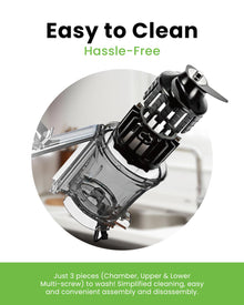 HUROM H400 Easy Clean Cold Press Juicer with Cutting Bowl