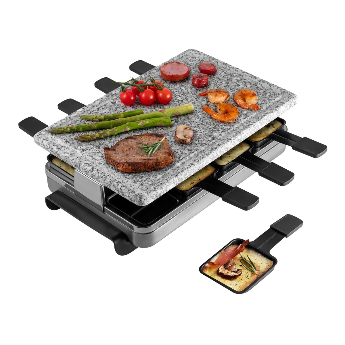 Swissmar 8-Person Classic Raclette with Reversible Grill