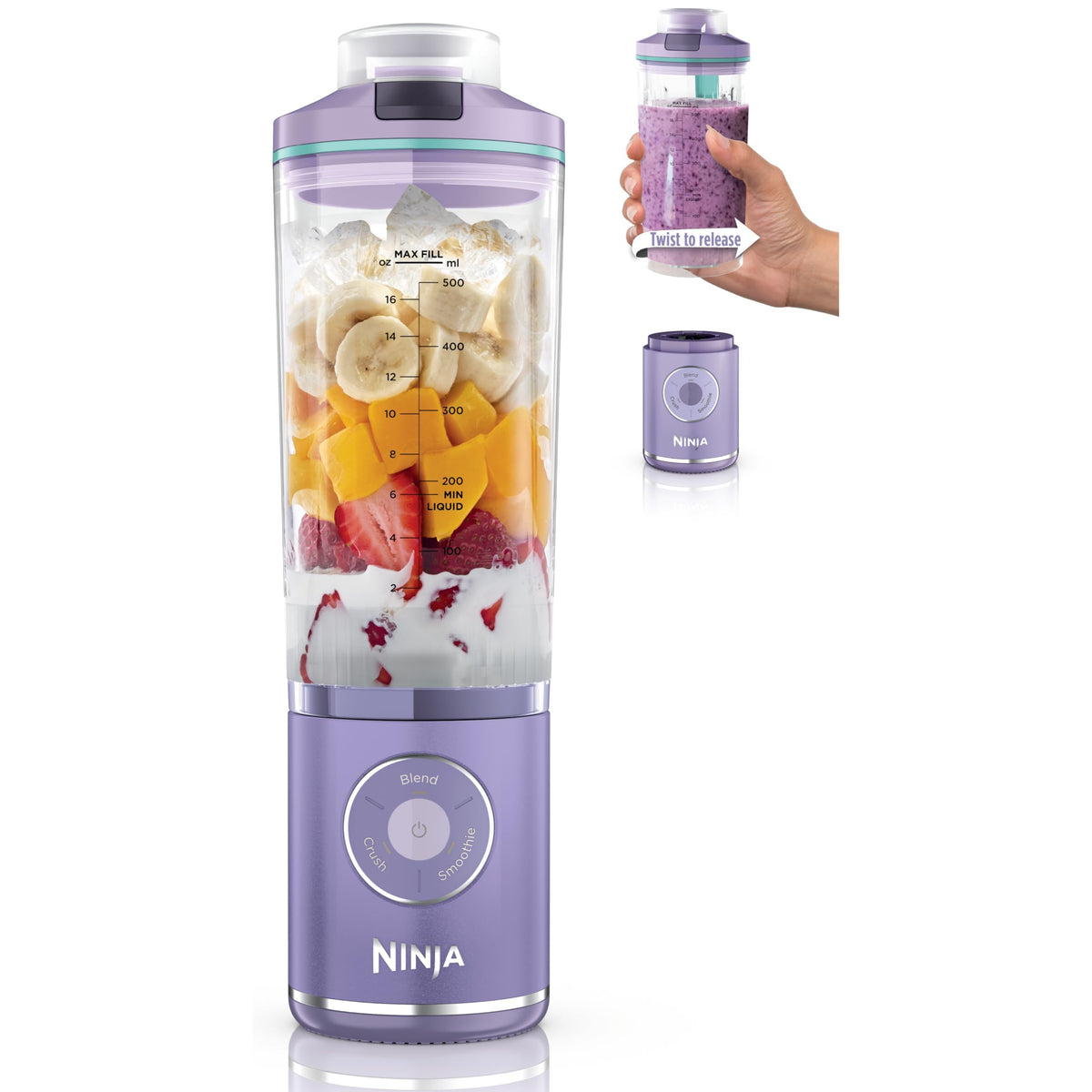 Ninja Blast Max Cordless Personal Blender with Auto-iQ Technology