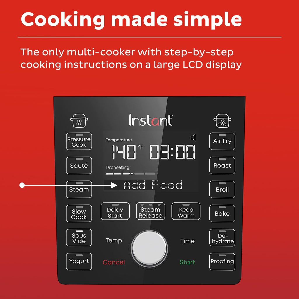 Instant Pot Duo Crisp WiFi 13-in-1 Air Fryer & Pressure Cooker