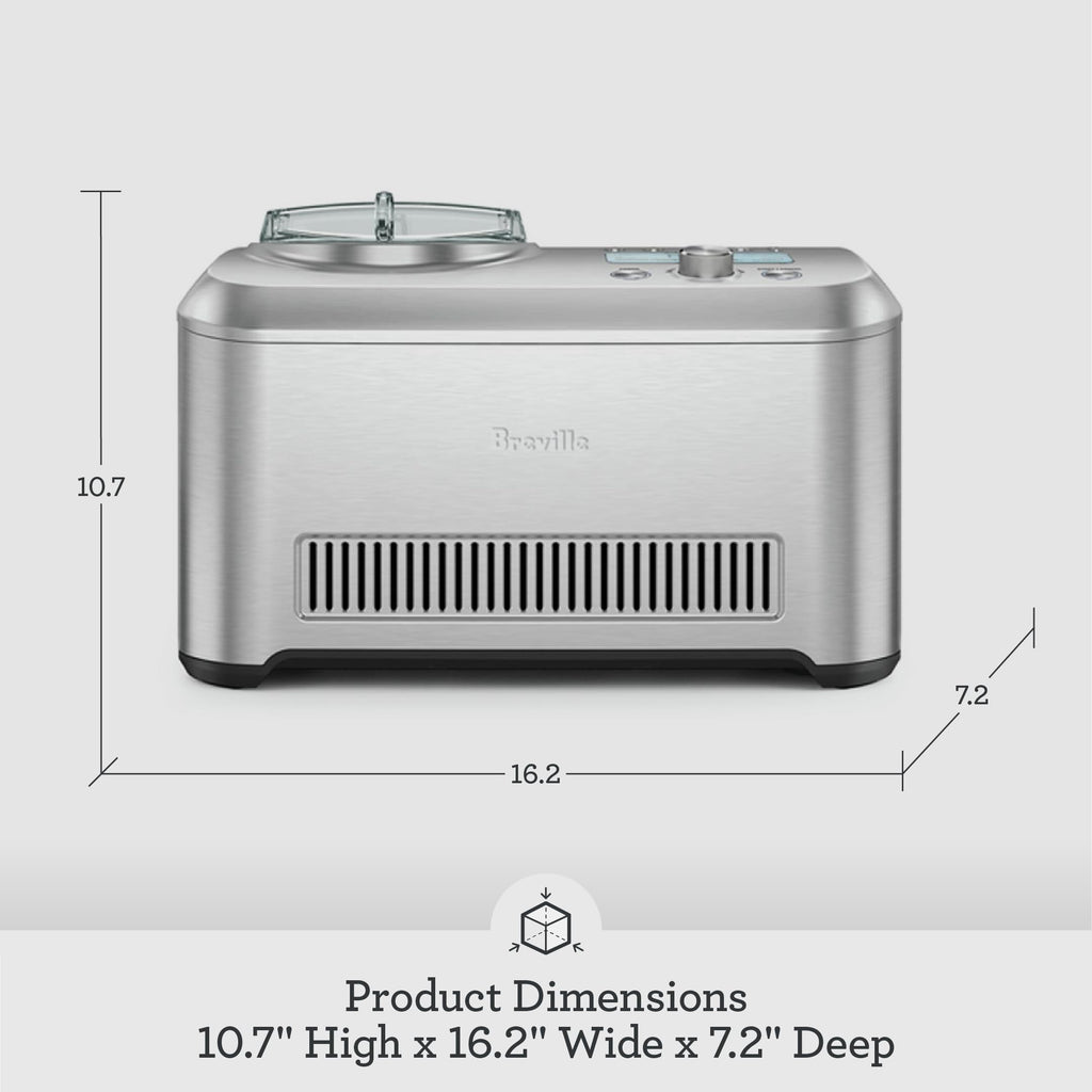 Breville Smart Scoop Ice Cream Maker with Built-In Compressor