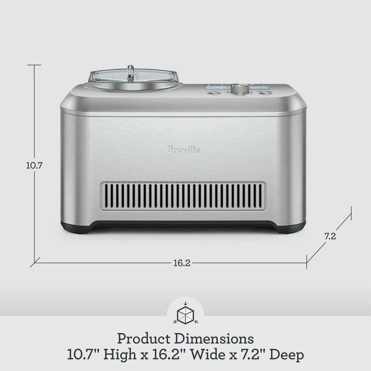 Breville Smart Scoop Ice Cream Maker with Built-In Compressor