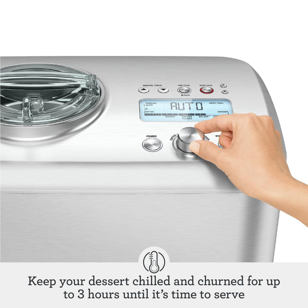 Breville Smart Scoop Ice Cream Maker with Built-In Compressor