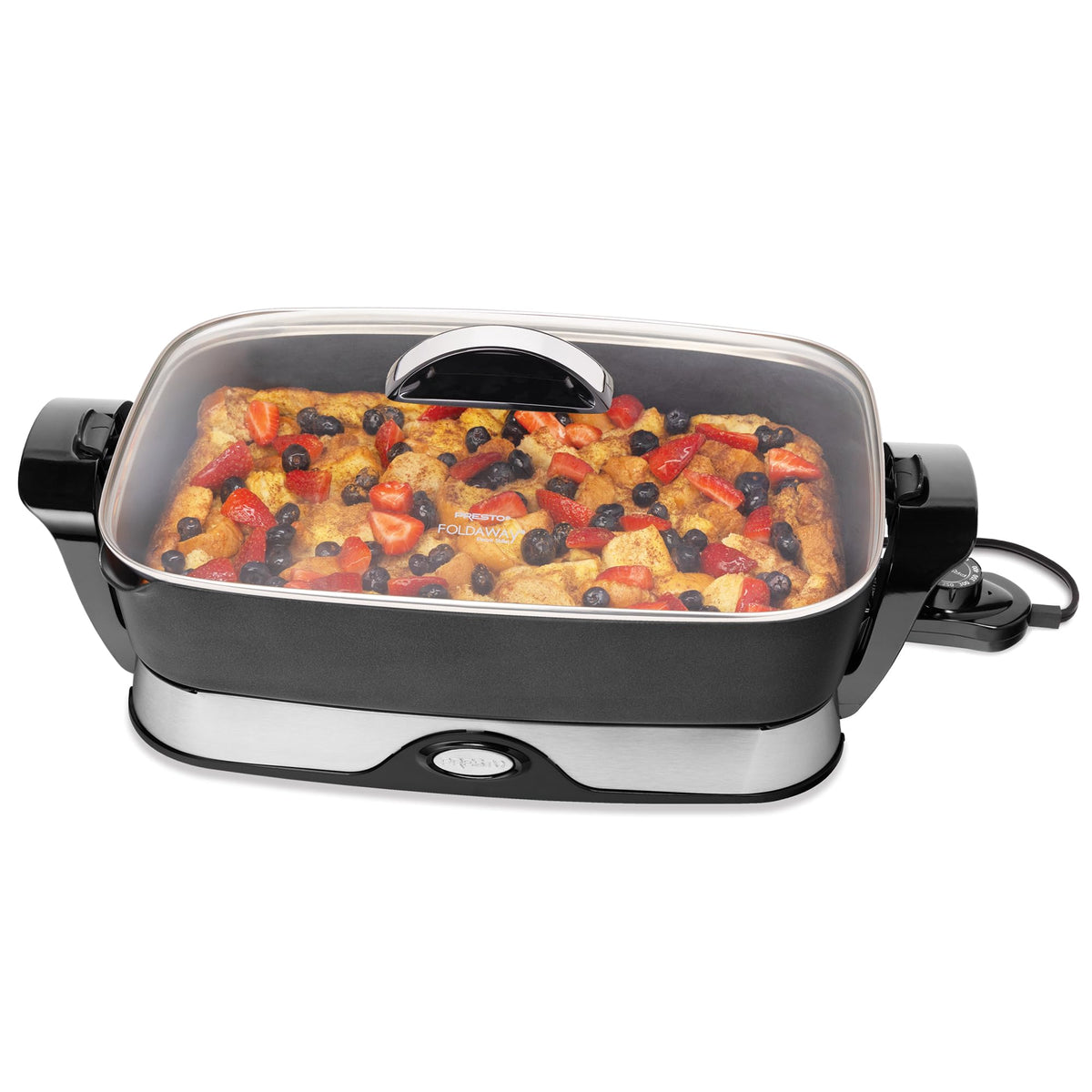 Presto 16-Inch Foldaway Electric Skillet, Black