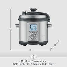 Breville Fast Slow Pro Pressure Cooker, Brushed Stainless Steel