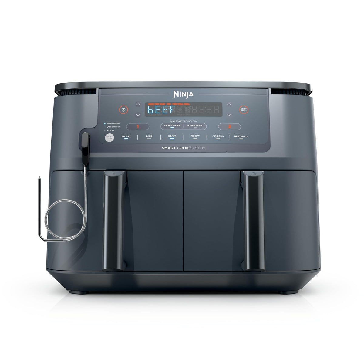 Ninja Dual-Zone Air Fryer with Smart Finish Technology